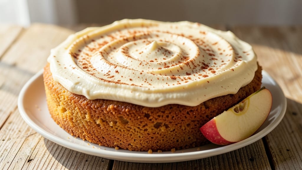 Applesauce Cake With Cinnamon Cream Cheese Frosting Recipe: Moist Layers and Spiced Swirls