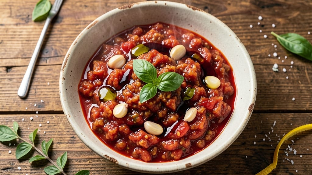 Boston Pizza Sauce Recipe: Garlicky Tomato Base With Perfect Umami Balance