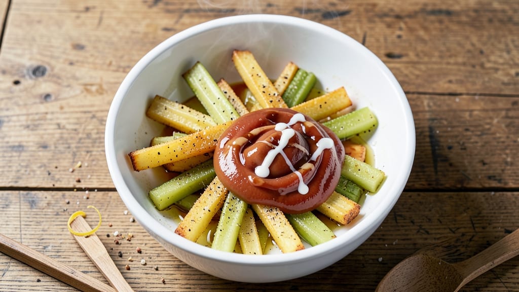 Club Sauce Recipe: Cool Creamy Ranch Meets Crispy Celery Topping
