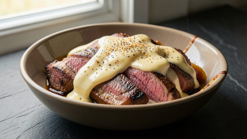 Arby's Beef and Cheddar Sauce Recipe: Crispy Celery Crown Over Melty Cheese Bites