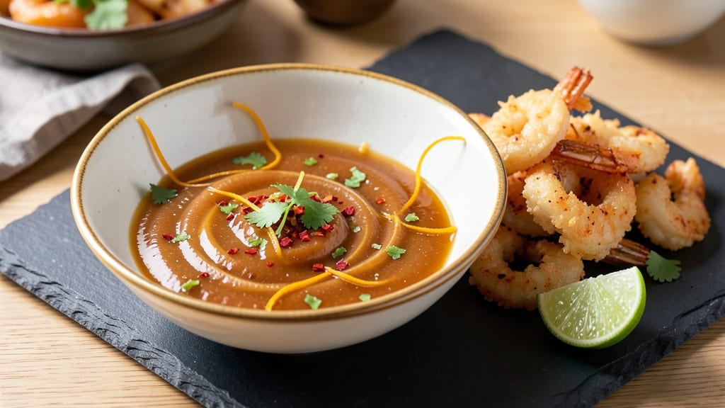 Apricot Dipping Sauce for Coconut Shrimp Recipe: Sweet-Tangy Glaze That Sticks to Every Bite