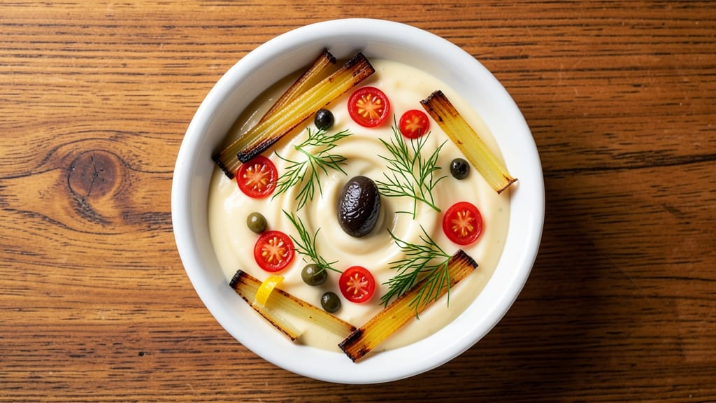 Arthur Treacher's Tartar Sauce Recipe: Classic Crispy Celery Crown Over Creamy Dill Base