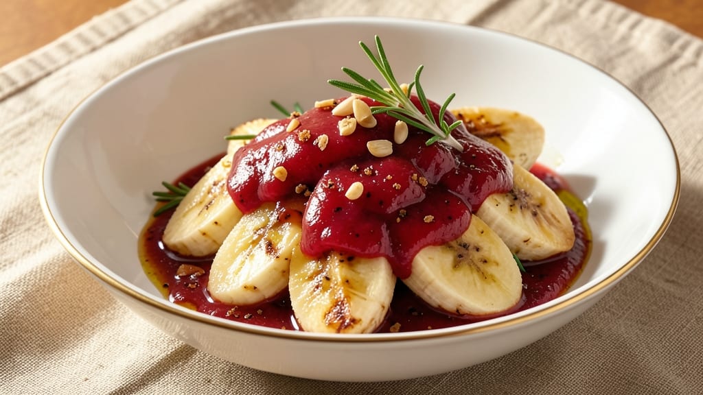 Bananas in Red Sauce Recipe: Sweet-Tart Glaze for Grilled or Baked Delights
