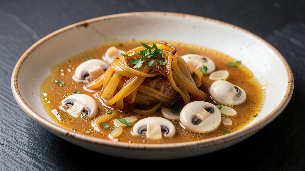 Armoricaine Sauce Recipe: Buttery Mushroom Depth With Crispy Onion Crown