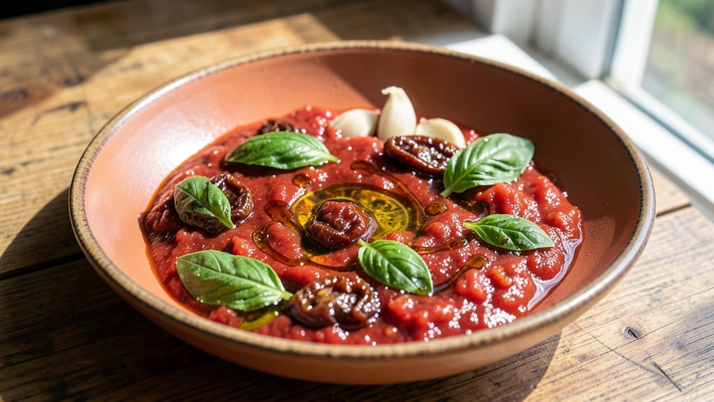 Mutti Tomato Sauce Recipe: Sun-Dried Tomato and Basil Infusion