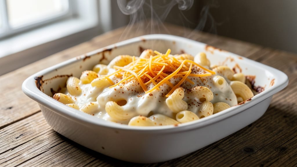Baked Macaroni and White Sauce Recipe: Crispy Top, Gooey Cheese Layers