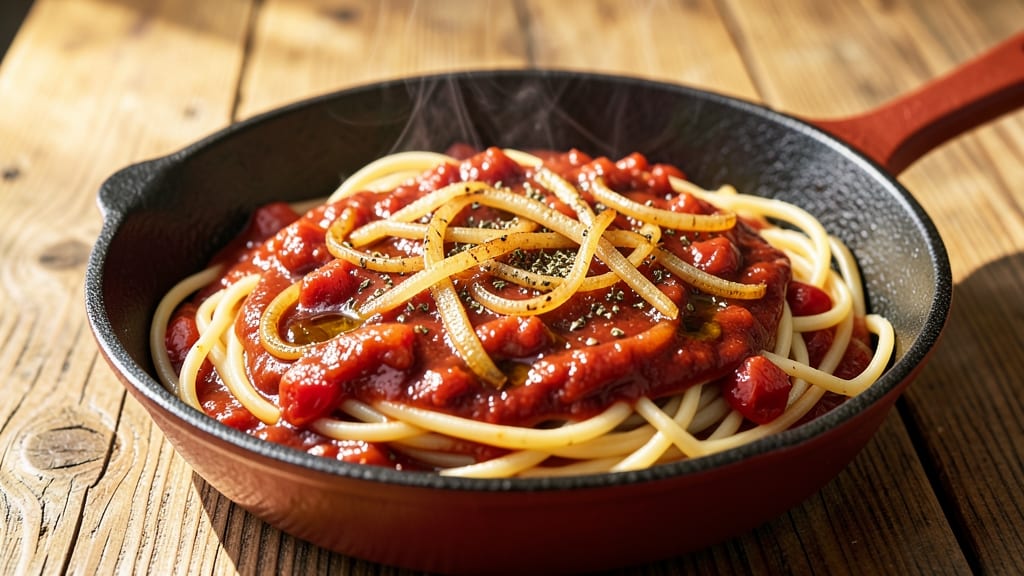 Alton Brown's Spaghetti Sauce Recipe: Slow-Simmered Tomato Depth With Meatless Umami