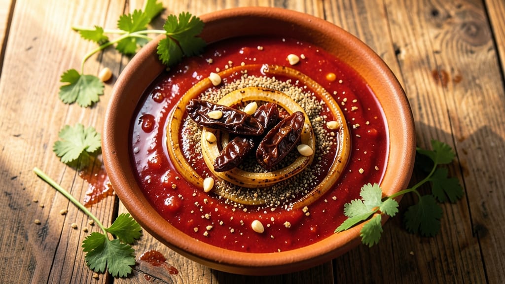 Authentic Mexican Tomato Sauce Recipe: Smoky Ancho-Chile Heat With Fresh Cilantro Finish