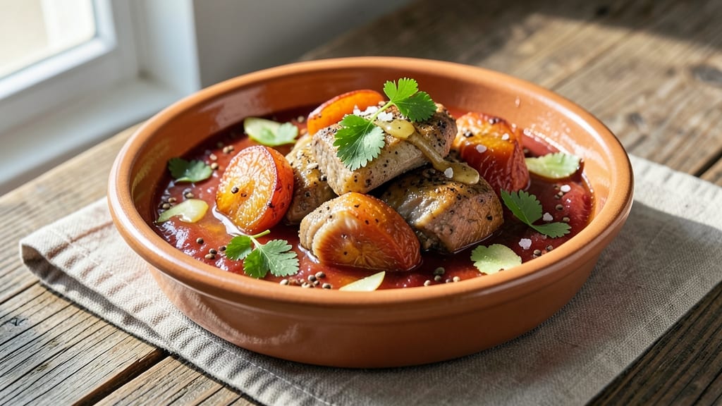 Apricot and Coriander Tagine Sauce Recipe: Sweet-Spiced Moroccan Depth in One Pot