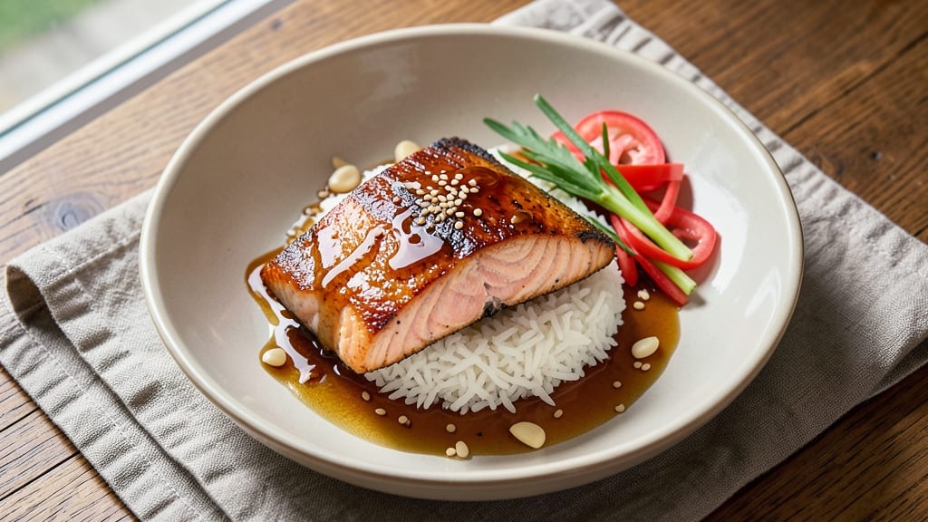 Baked Salmon Recipe With Soy Sauce and Honey: Glazed Crispy Edges and Buttery Tenderness
