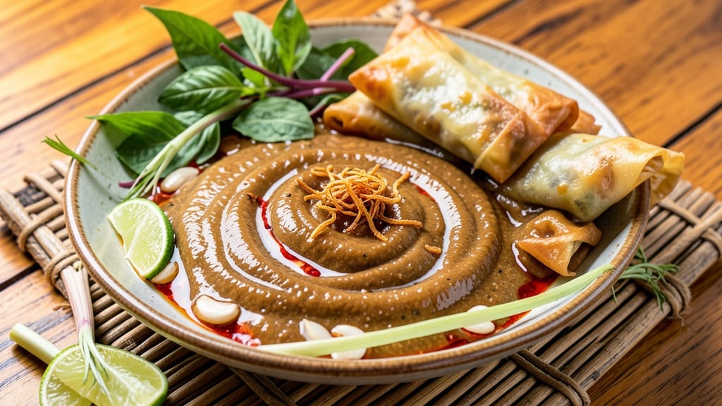 Authentic Thai Peanut Sauce Recipe for Spring Rolls: Nutty-Spiced Balance in 10 Minutes