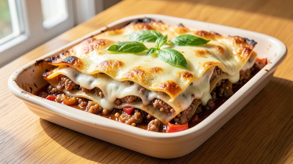 Authentic Italian Lasagna Recipe With Bechamel And White Sauce: Triple-Layered Comfort With Crispy Top