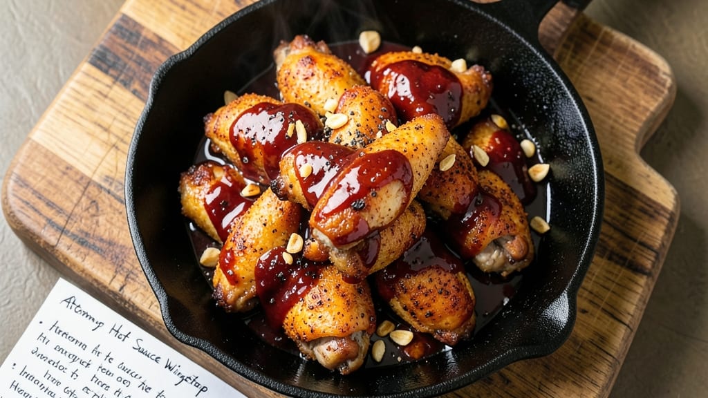 Atomic Wings Recipe: Wingstop's Spicy Atomic Hot Sauce Glaze