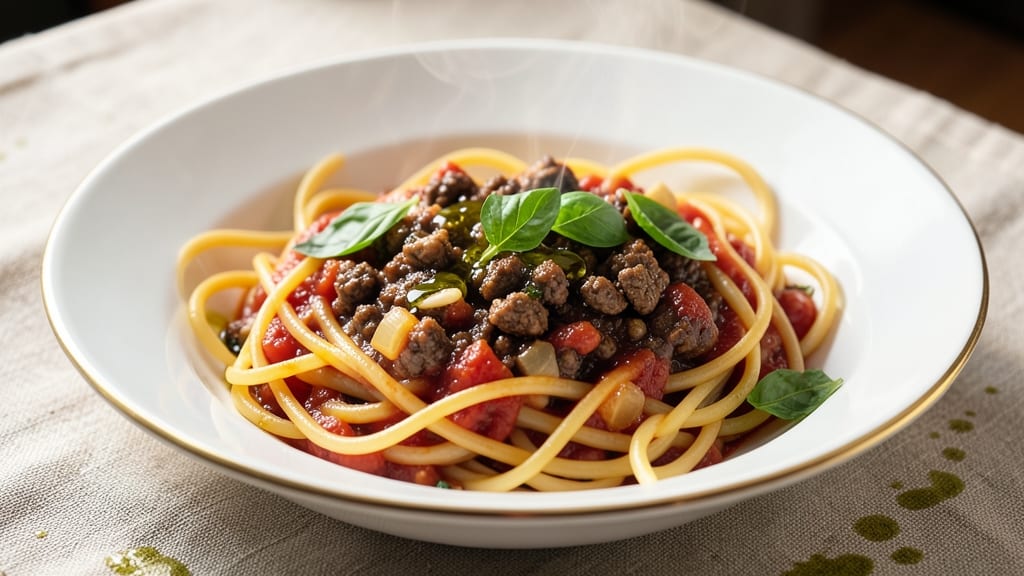 Authentic Italian Spaghetti Meat Sauce Recipe: Slow-Simmered Umami With Tomato-Oregano Depth