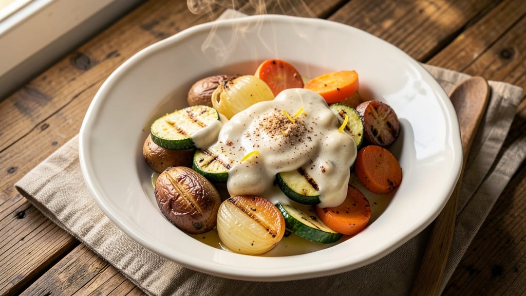 Baked Vegetables in White Sauce Recipe: Crisp-Topped Comfort With Hidden Herbs