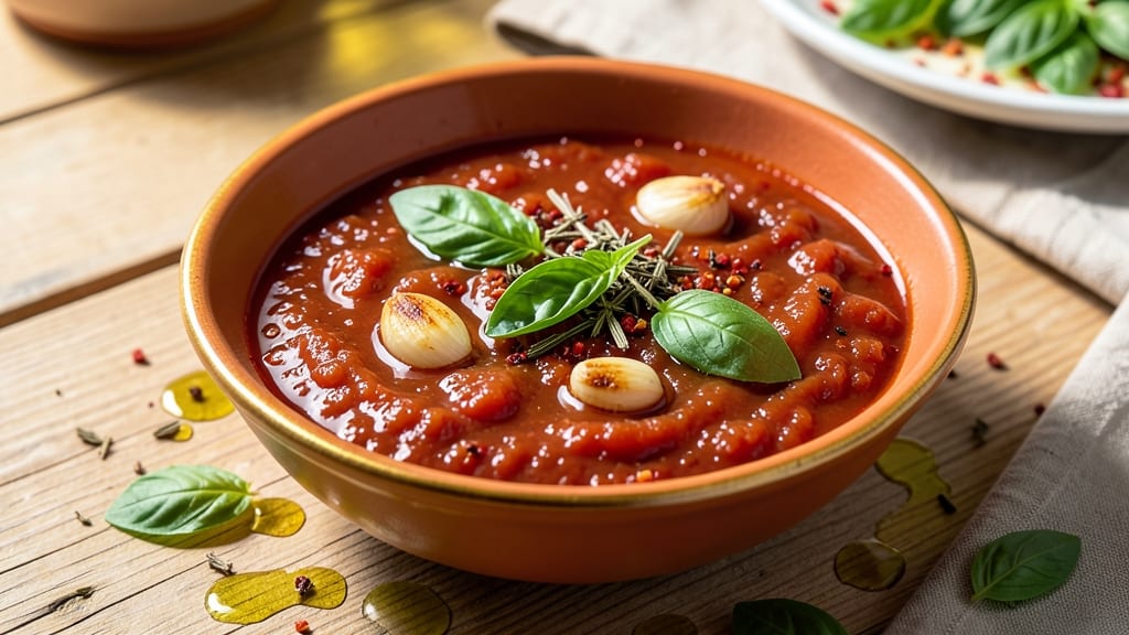 Authentic Sicilian Marinara Sauce Recipe: Simmered With Garlic, Oregano, and Basil