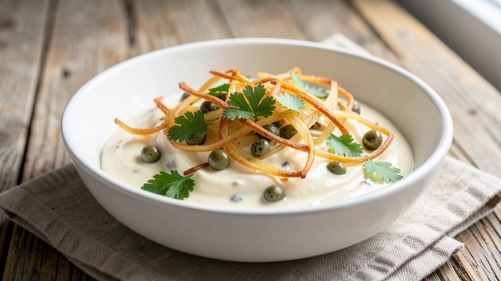 Authentic Tartar Sauce Recipe: Crispy Celery Crown Over Herby Mayo Magic
