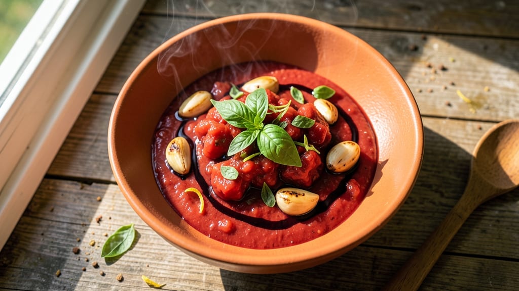Beefsteak Tomato Sauce Recipe: Deep Umami Simmer With Earthy Herb Notes
