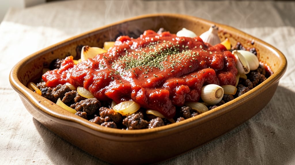 Baked Spaghetti Sauce Recipe: Layered Comfort With Melty Cheese Top