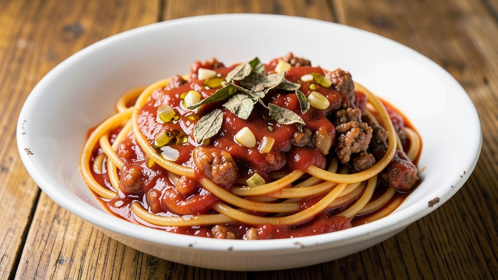 Alice Jo's Spaghetti Sauce Recipe: Meaty Tomato Depth from a One-Pot Marvel