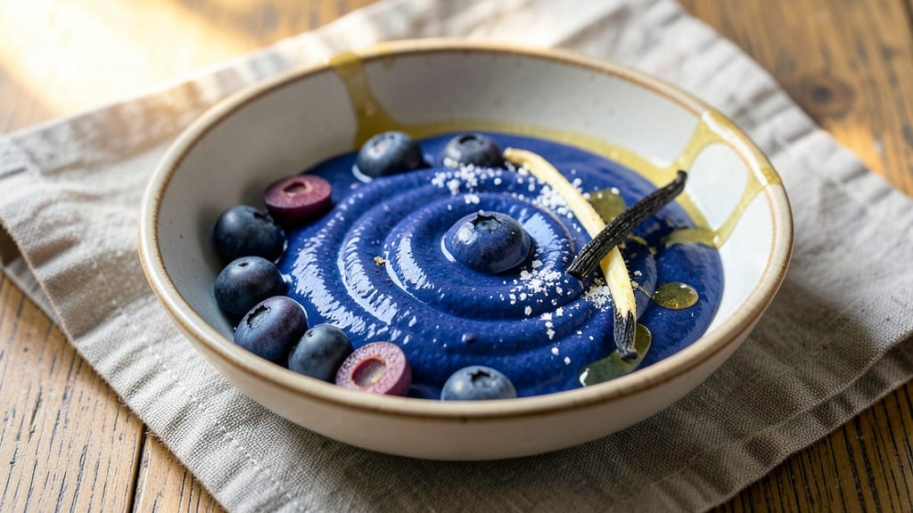 Azure Sauce Recipe: Velvety Blueberry-Vanilla Drizzle for Desserts